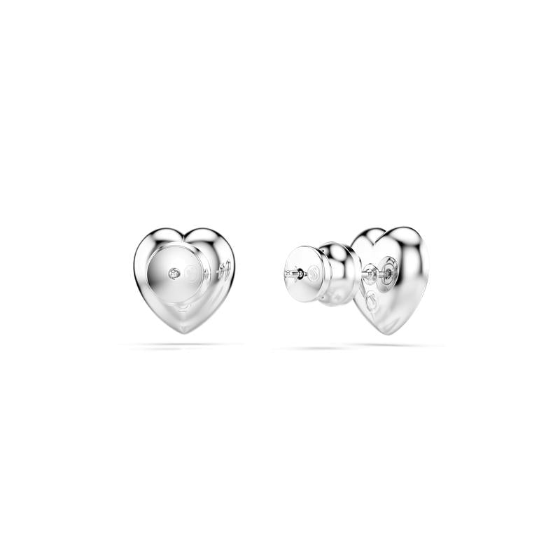 Swarovski Ariana Grande Heart White Rhodium Plated Stud Earrings