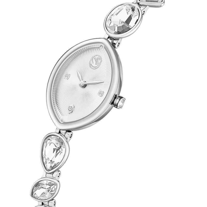 Swarovski Gema Crystal Bracelet Gold Tone Multi-Coloured Watch