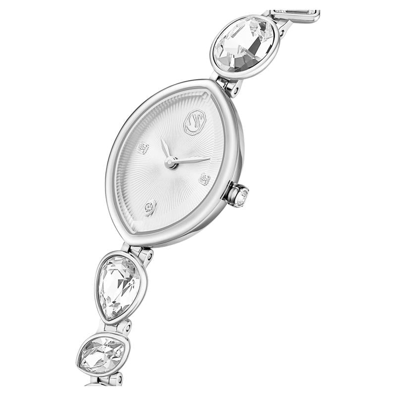 Swarovski Gema Crystal Bracelet Silver Tone Stainless Steel Watch