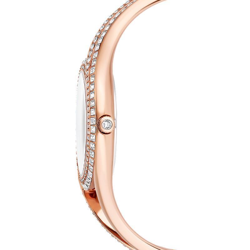 Swarovski Hyperbola Bangle Swiss Made Silver Tone Stainless Steel Watch