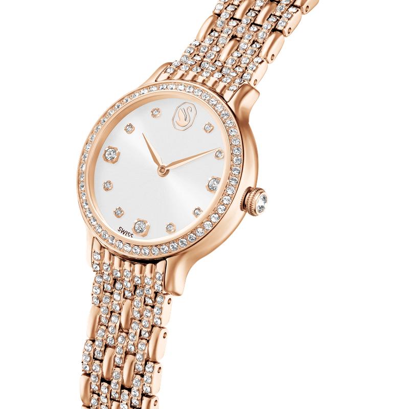 Swarovski Imber Rose Gold Tone Swiss Made Crystal Watch