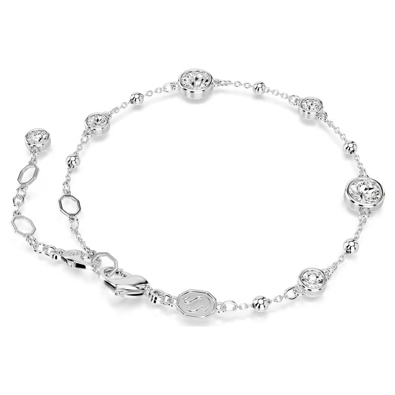 Swarovski Imber Round Cut Rhodium Plated Bracelet