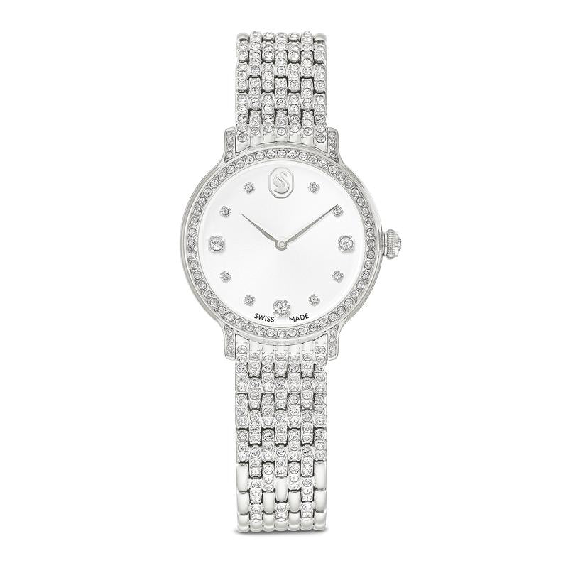 Swarovski Imber Silver Tone Swiss Made Stainless Steel Watch