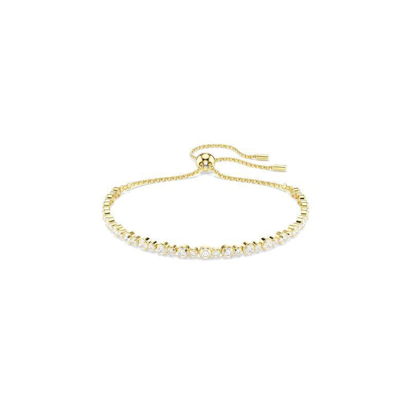 Swarovski Matrix Round Cut White Gold Plated Bracelet