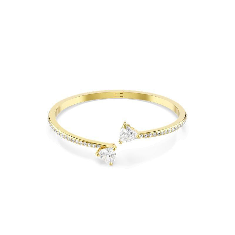 Swarovski Mesmera Heart White Gold Plated Bangle