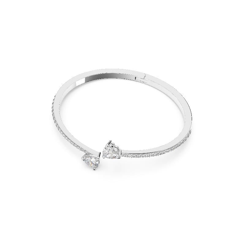 Swarovski Mesmera Heart White Rhodium Plated Bangle