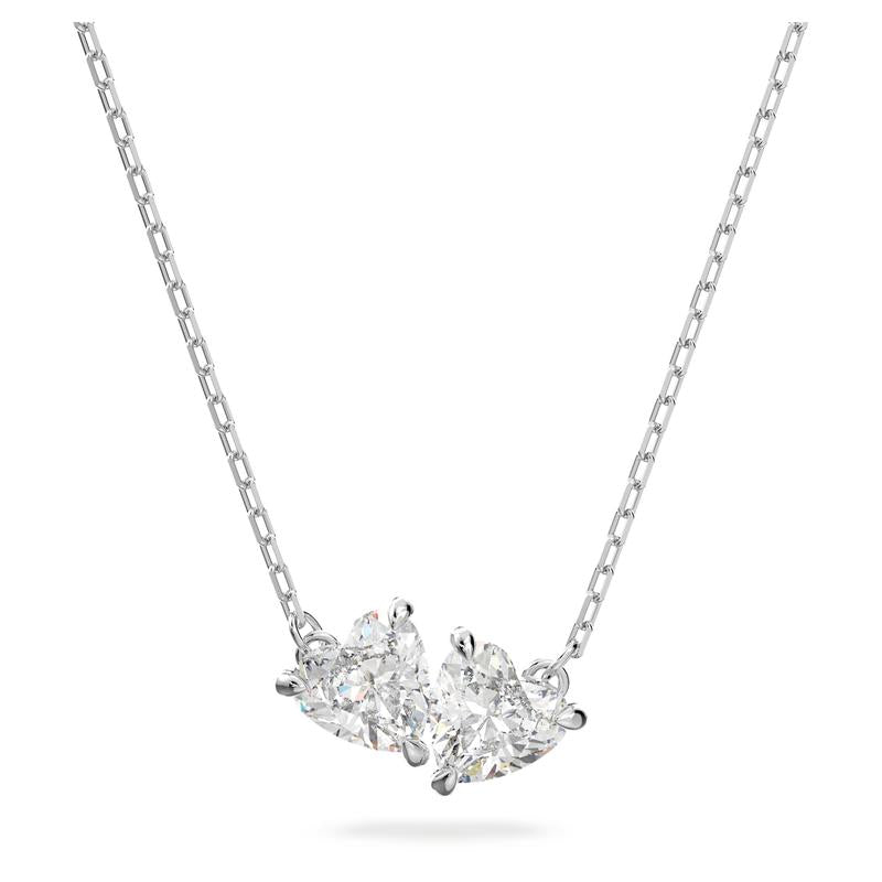 Swarovski Mesmera Heart White Rhodium Plated Necklace