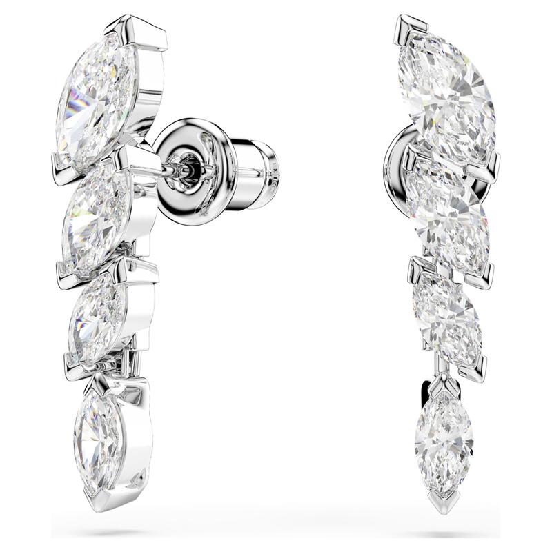 Swarovski Mesmera Marquise Cut White Rhodium Plated Stud Earrings