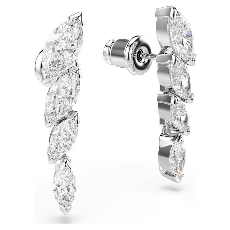 Swarovski Mesmera Marquise Cut White Rhodium Plated Stud Earrings