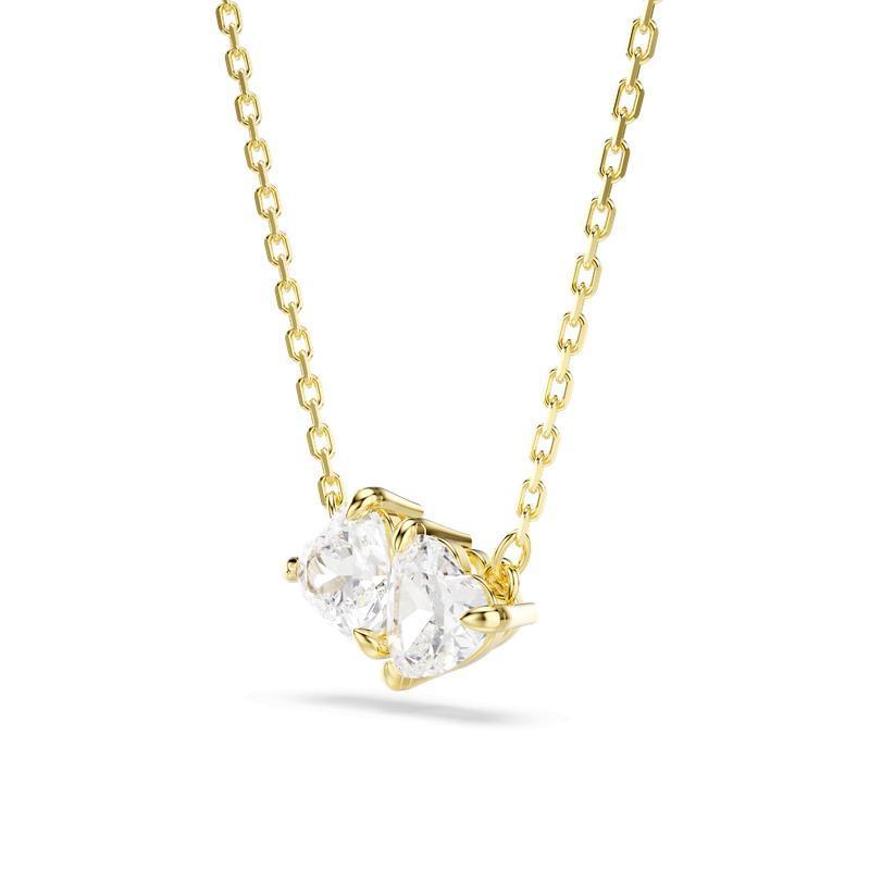 Swarovski Mesmera Twin Heart Swarovski Zirconia White Necklace