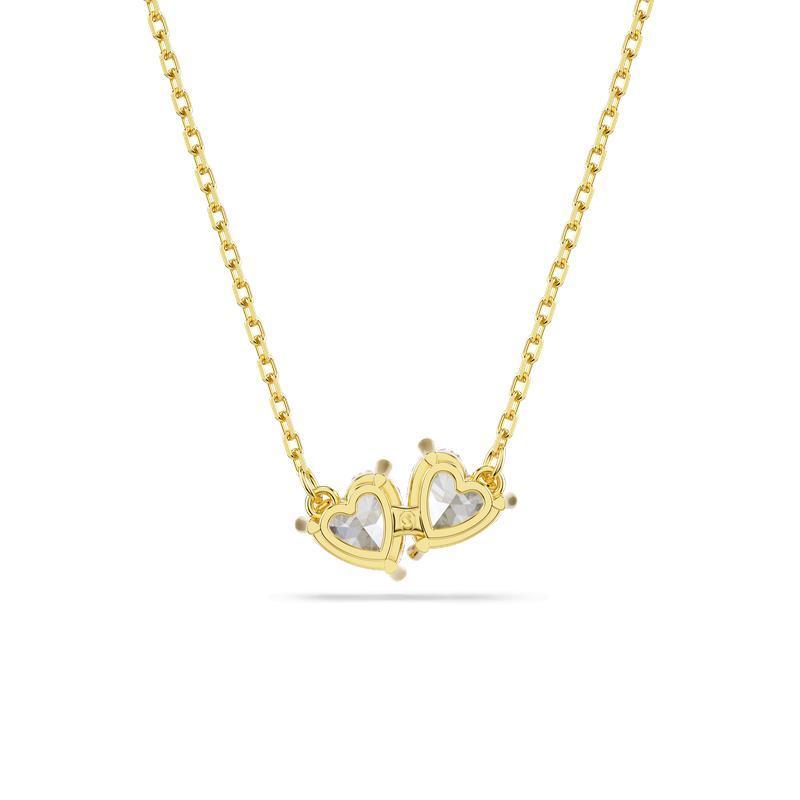 Swarovski Mesmera Twin Heart Swarovski Zirconia White Necklace