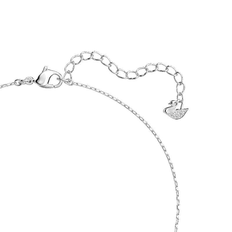 Swarovski Mesmera Twin Heart White Rhodium Necklace