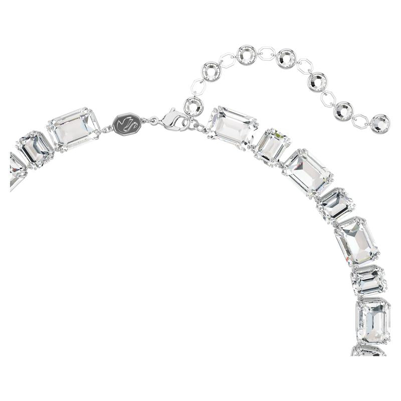 Swarovski Millenia Octagon Cut White Rhodium Plated Necklace