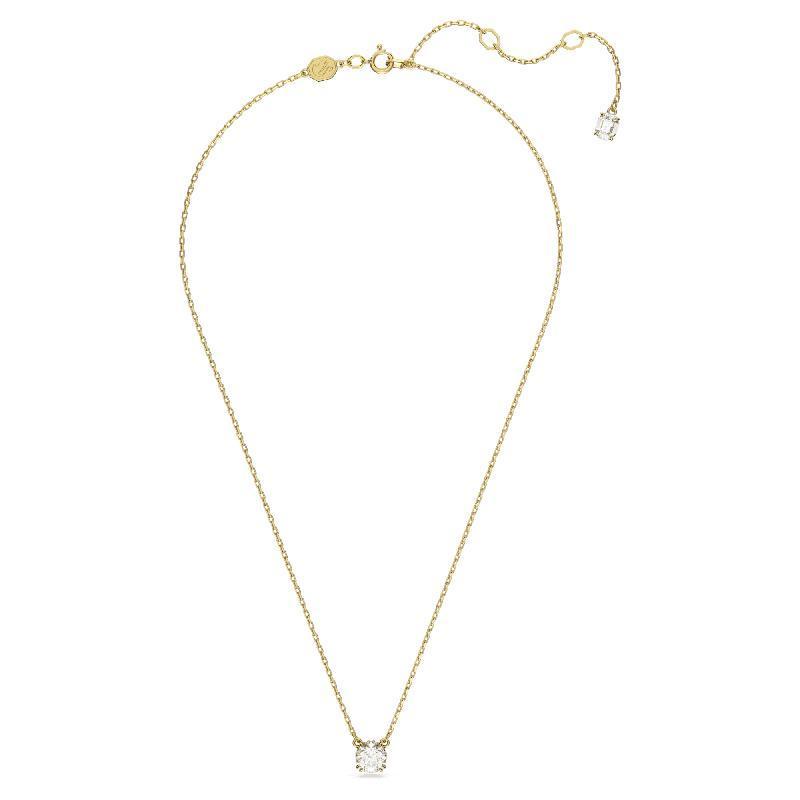 Swarovski Stilla Round Cut White Pendant Necklace