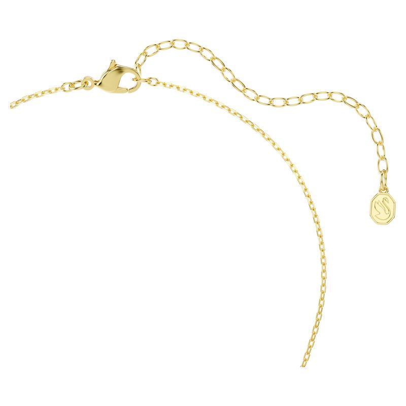 Swarovski Swan White Mixed Cuts 18K Gold Finish Pendant
