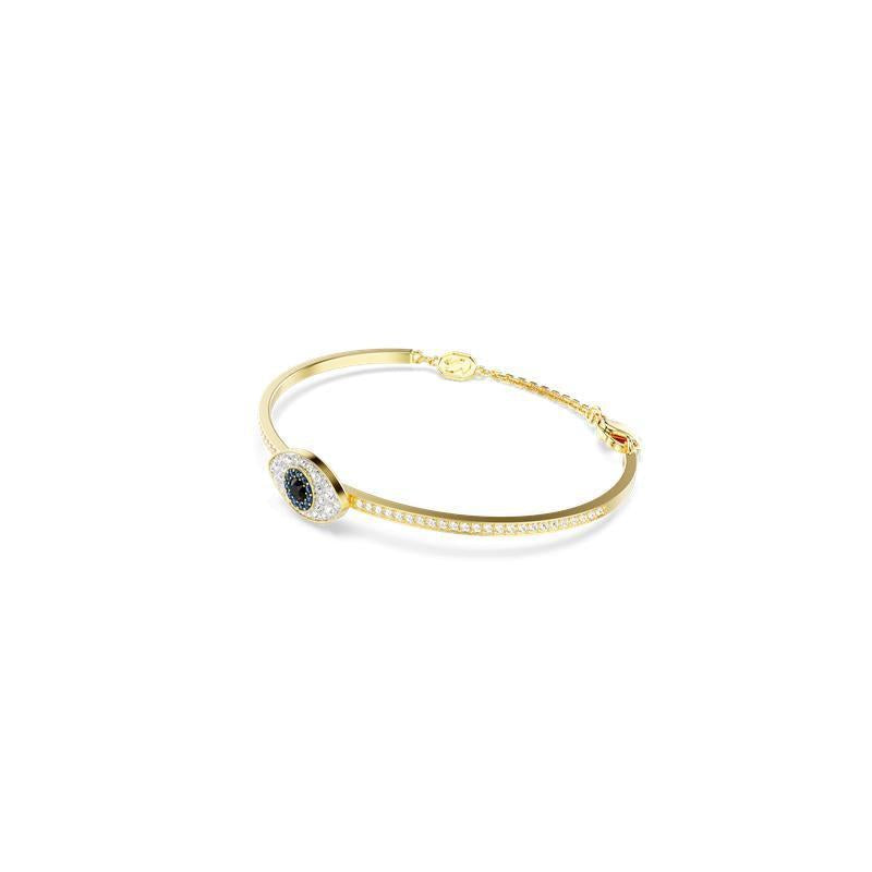 Swarovski Symbolica Evil Eye Blue Gold-Plated Bangle
