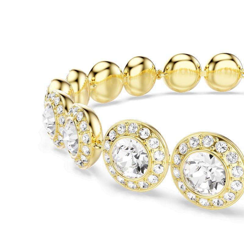 Swarovski Una Angelic Crystal Pavé White Gold-Tone Bracelet