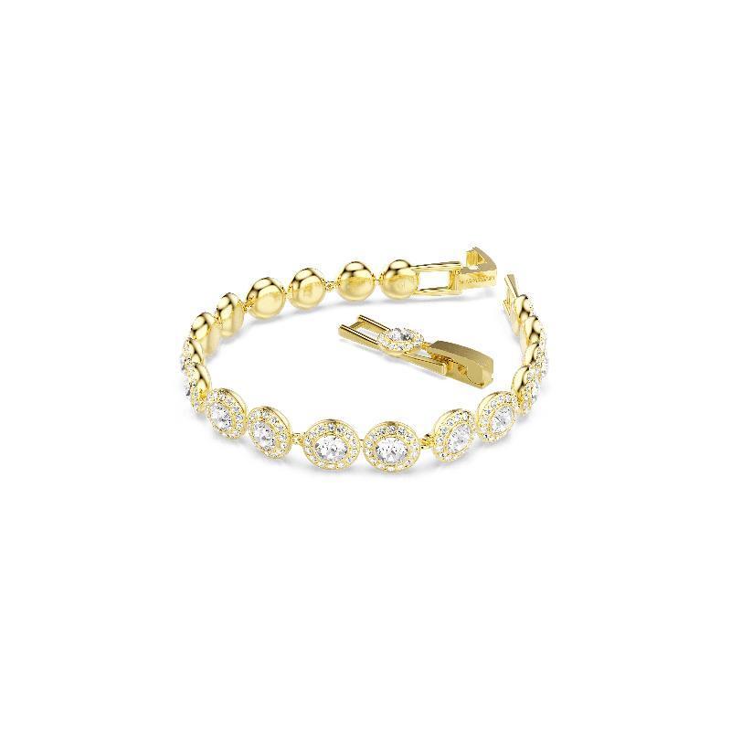 Swarovski Una Angelic Crystal Pavé White Gold-Tone Bracelet