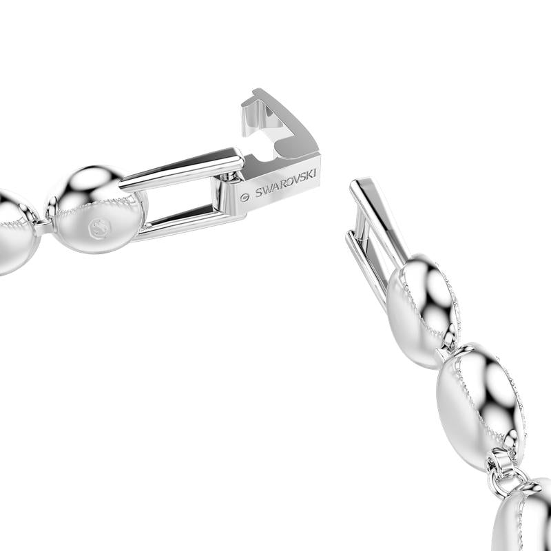 Swarovski Una Angelic Crystal Round Cut White Rhodium Plated Bracelet