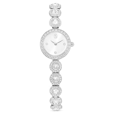 Swarovski Una Angelic Crystal Silver Tone Stainless Steel Watch
