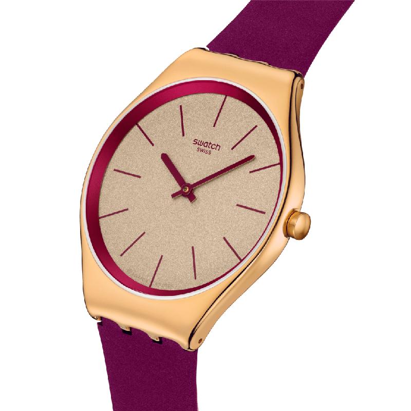 Swatch Alpine Berry Ultra-Slim Watch SYXG131