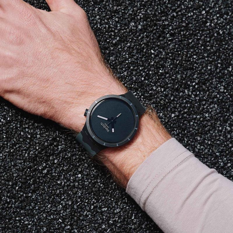 Swatch BIG BOLD BIOCERAMIC BASALT Watch SB03B110