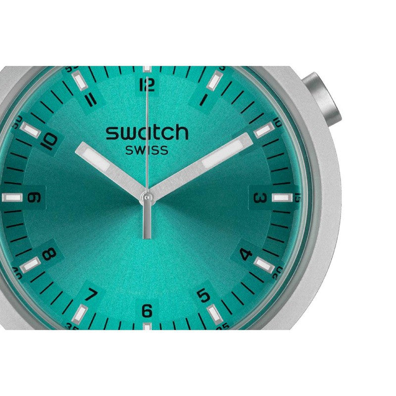 Swatch BIG BOLD IRONY AQUA SHIMMER Watch SB07S100G