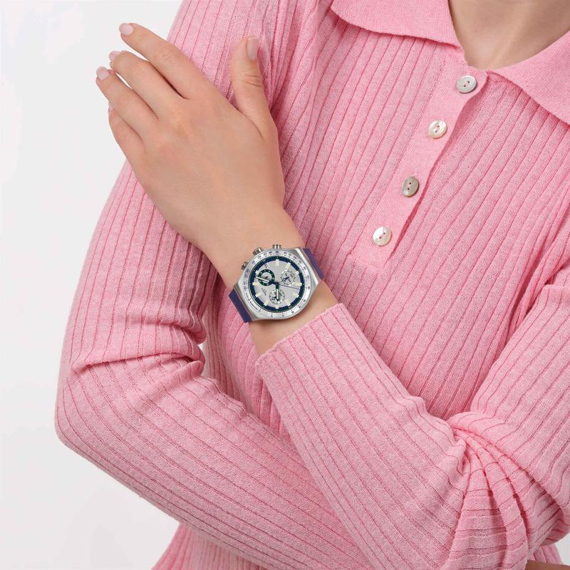 Swatch BLUE REFLECTIVE Watch - YVS539
