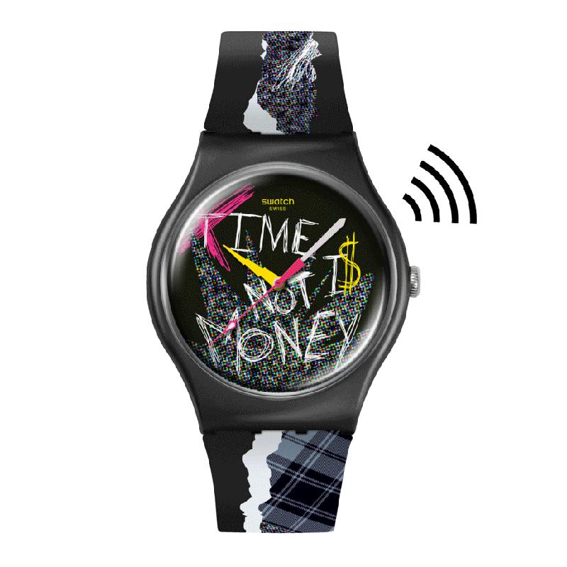 Swatch Blank Check Bioceramic SwatchPAY! Watch