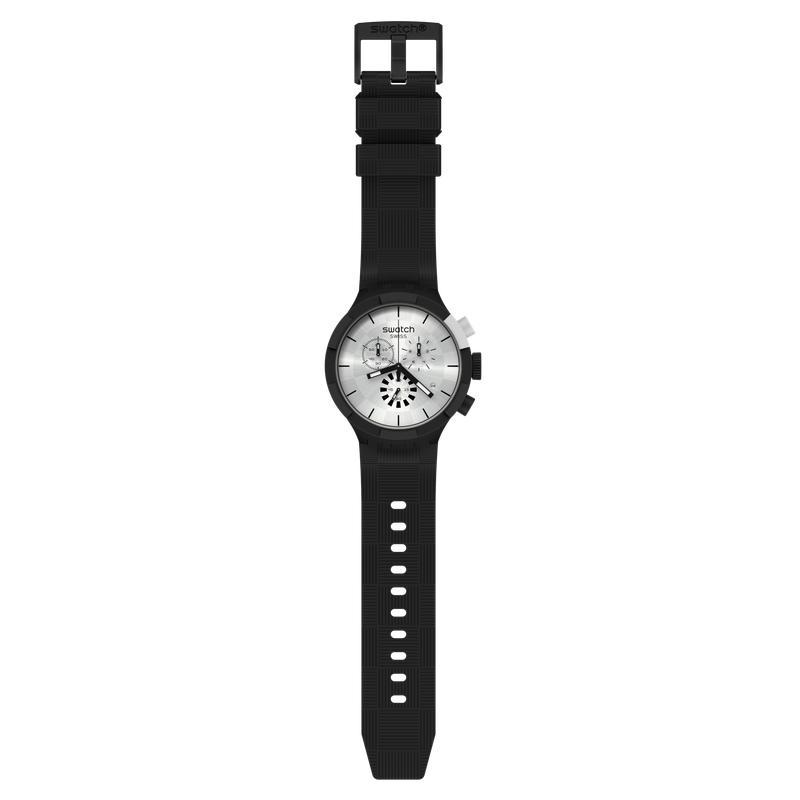 Swatch CHEQUERED SILVER Watch SB02B404