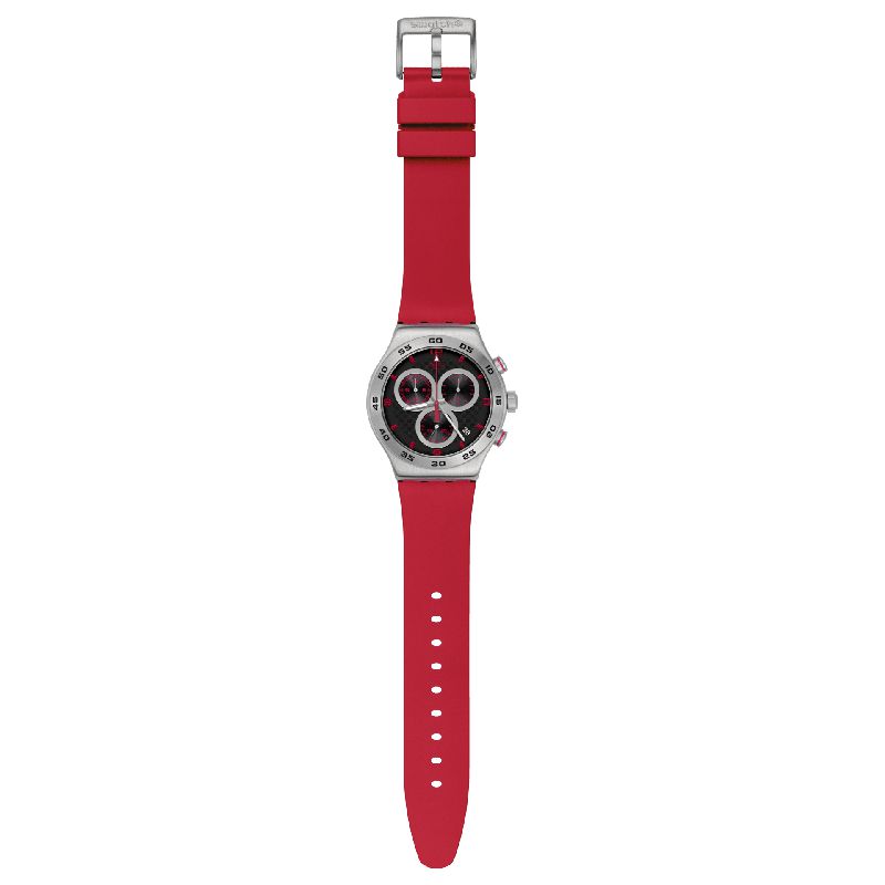 Swatch CRIMSON CARBONIC RED Watch YVS524