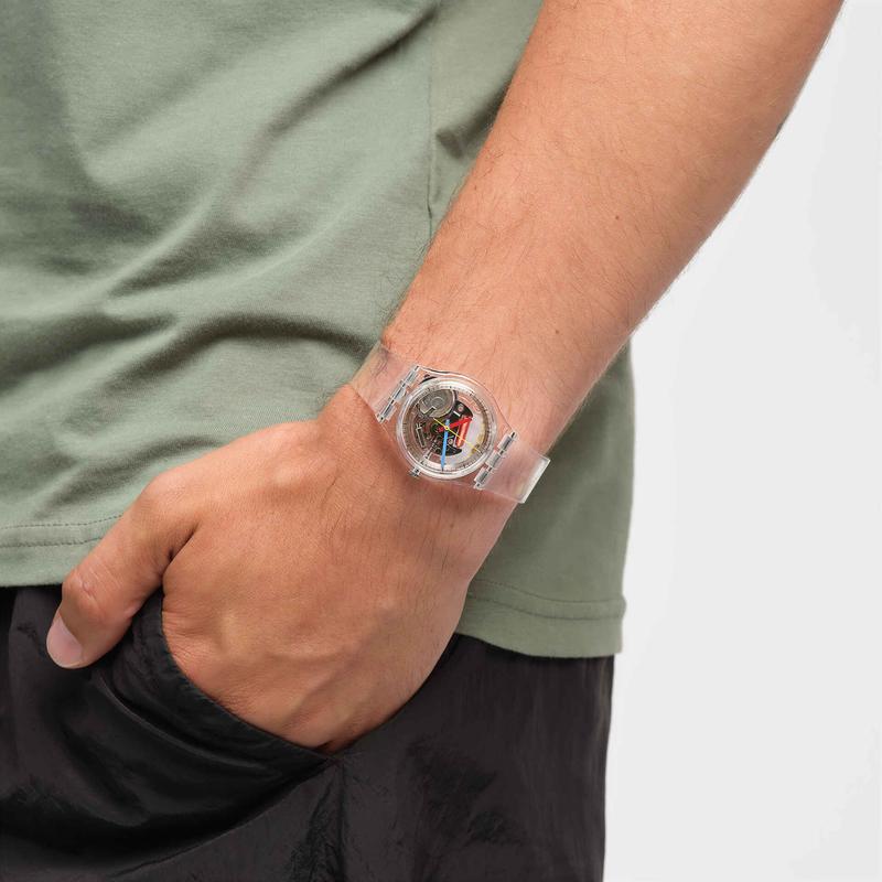 Swatch Clearly Gent Pay! Watch - SO28K109-6000