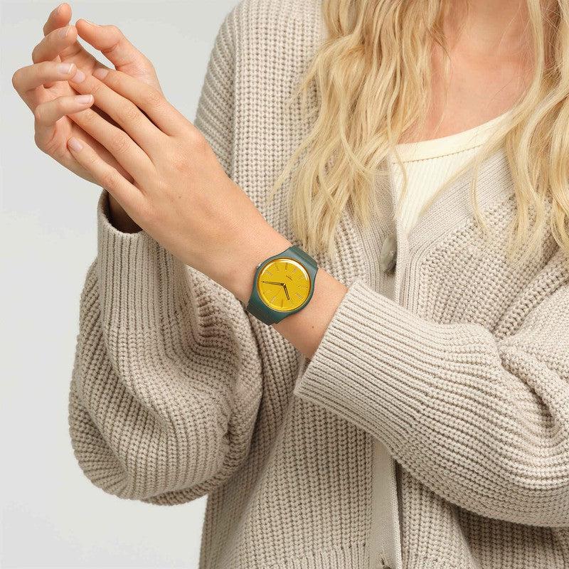 Swatch GOLD IN THE GARDEN Watch SO29G103