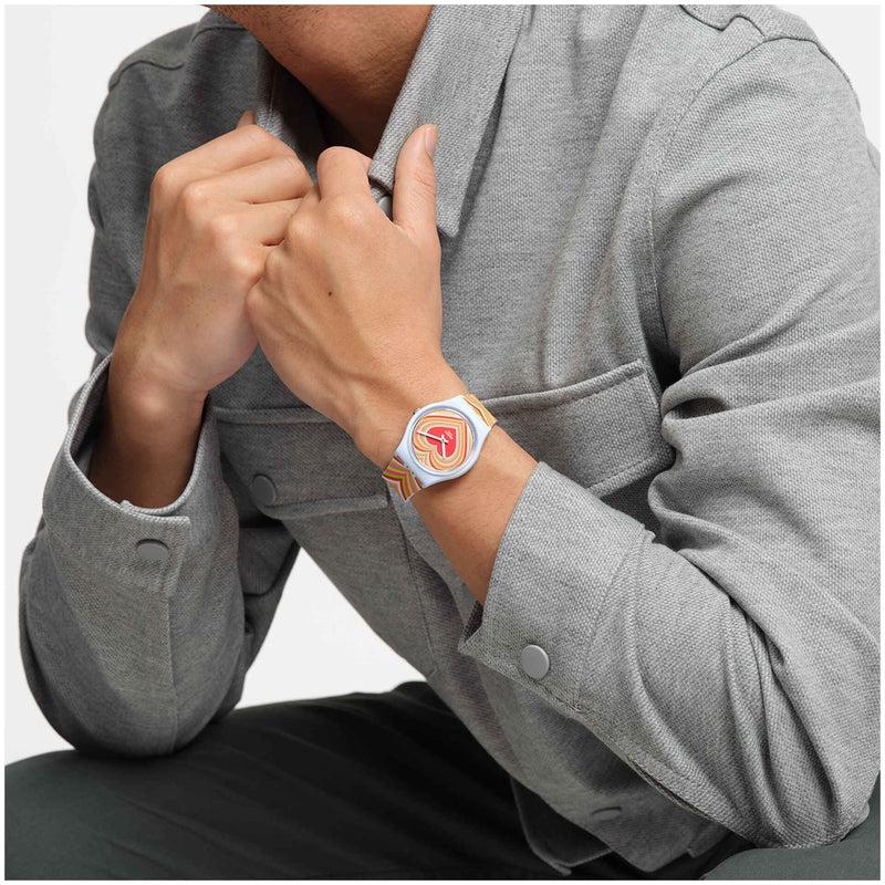 Swatch GROOVY LOVE Watch SO31S100