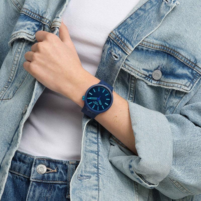 Swatch INDIGO GLOW Watch SB05N113