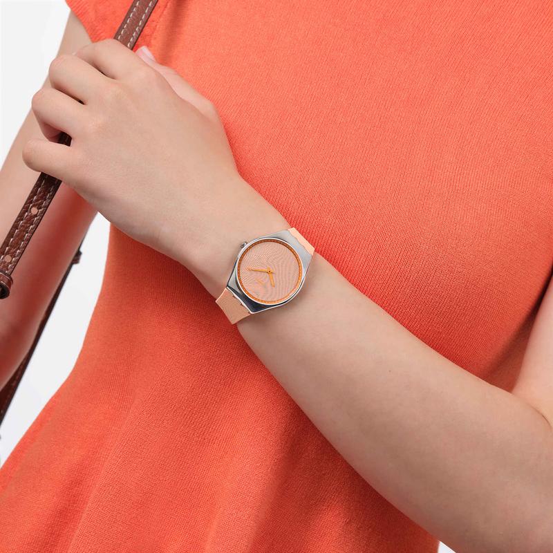 Swatch Iridescently Peach Watch - SYXS166