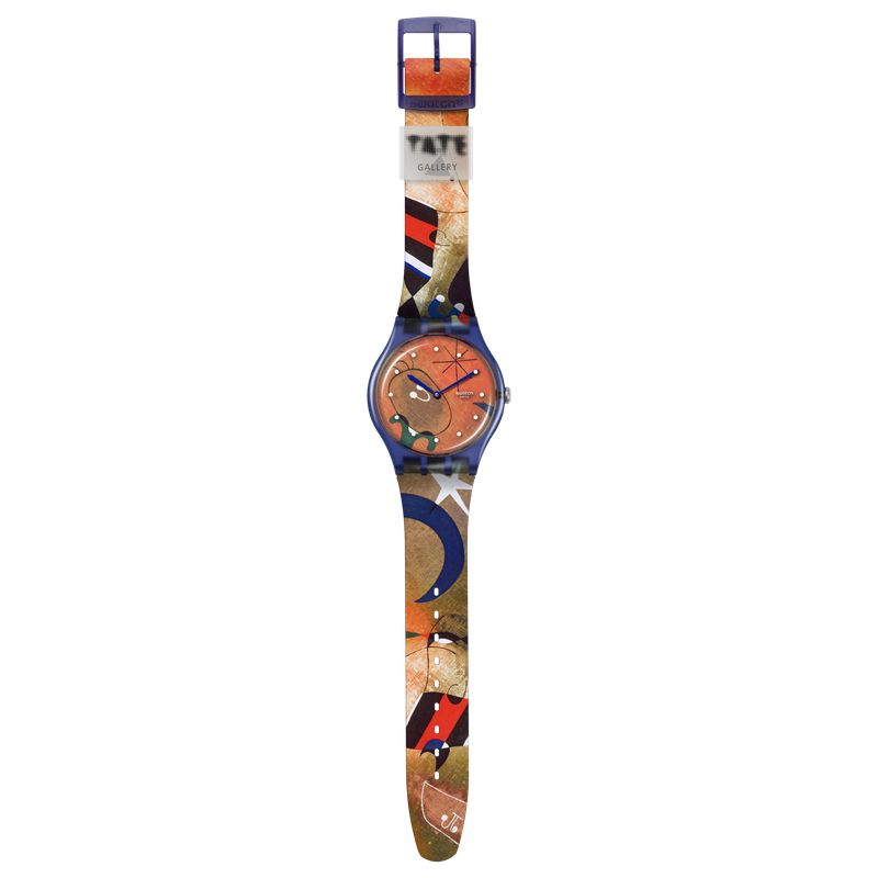 Swatch MIRO'S WOMEN & BIRD IN THE MOONLIGHT Watch SO29Z136