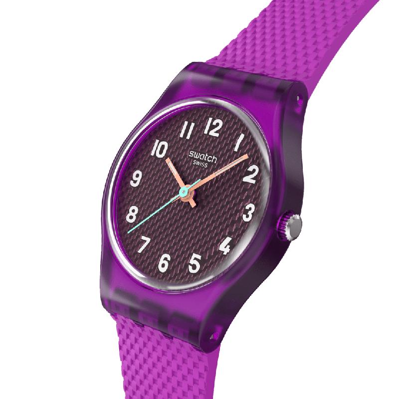 Swatch Magenta Weave Watch LV122