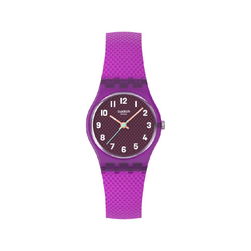 Swatch Magenta Weave Watch LV122