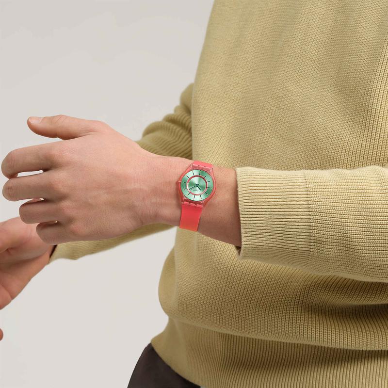Swatch Minty Mango Dream Watch - SS08P111