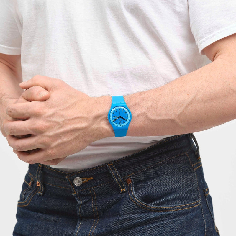 Swatch PROUDLY BLUE Watch SO29S702