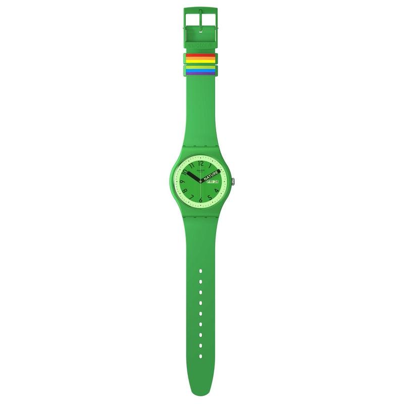 Swatch PROUDLY GREEN Watch SO29G704
