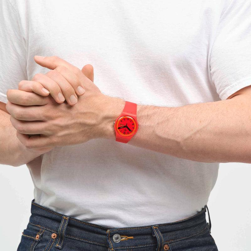 Swatch PROUDLY RED Watch SO29R705