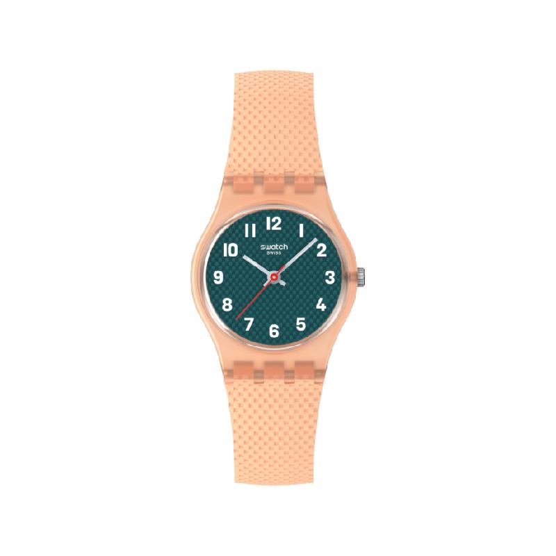 Swatch Peachy Weave Watch LO117