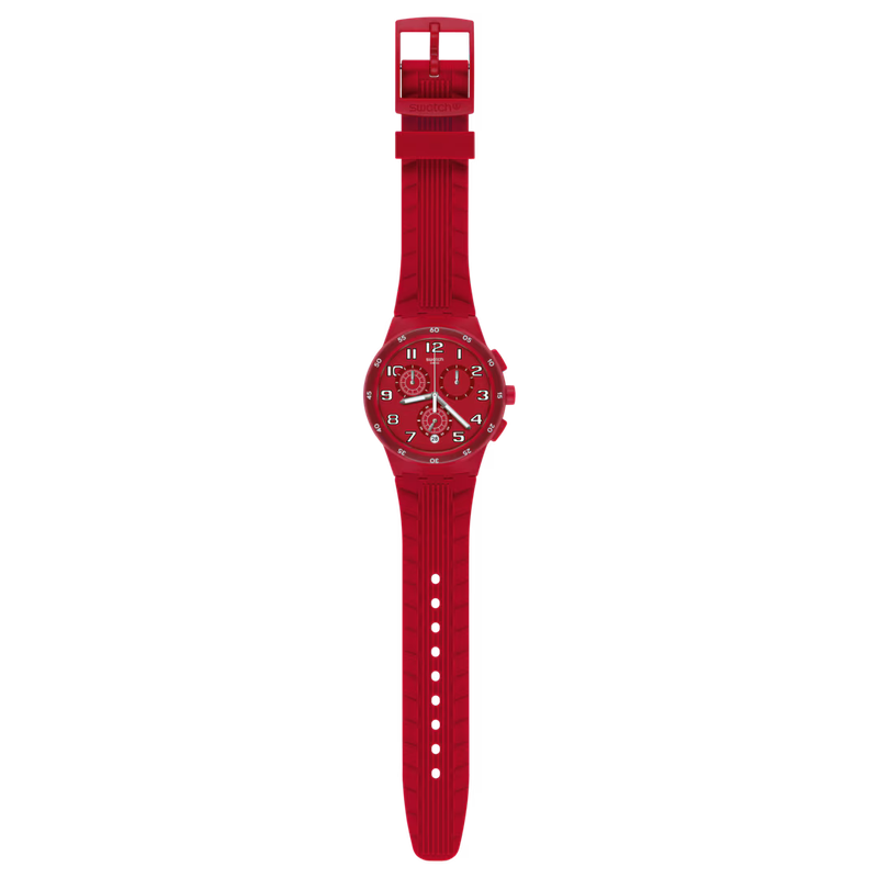 Swatch SUSR404 RED STEP Watch