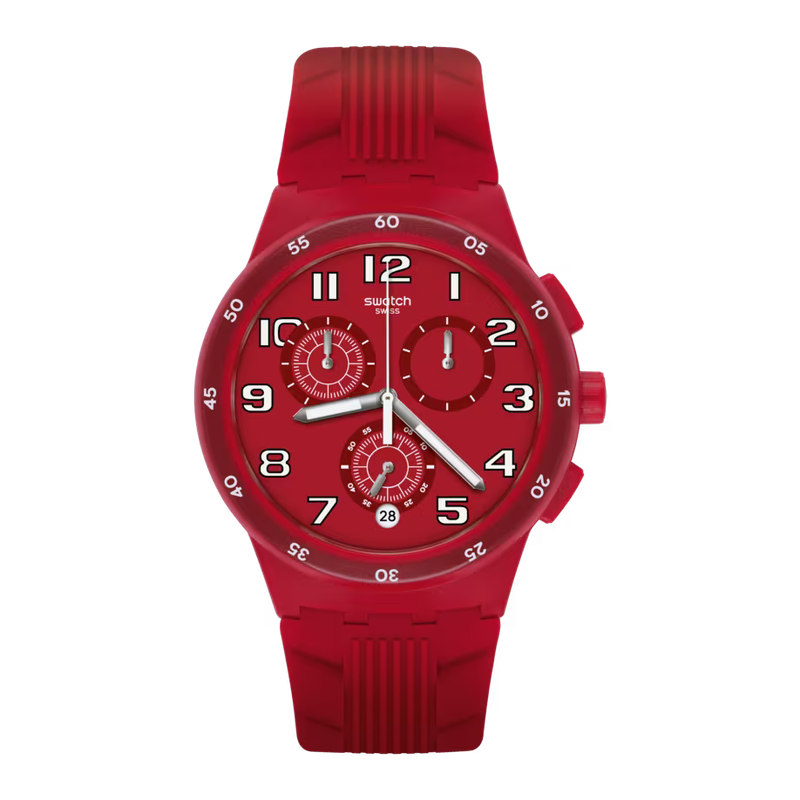 Swatch SUSR404 RED STEP Watch