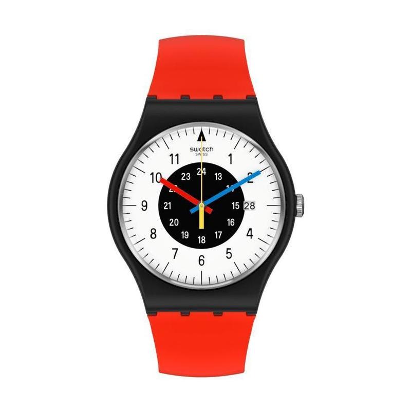 Swatch Rouge & Noir Watch - SO32B401-STD