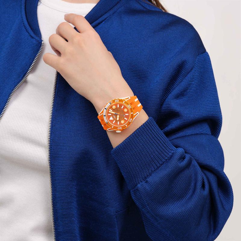 Swatch SCUBAQUA Pacific Sea Nettle Watch - SSCU09O100