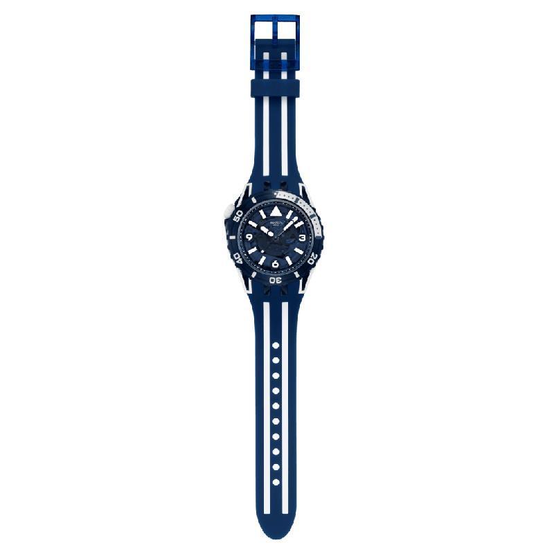 Swatch SCUBAQUA SEA WASP Bioceramic Watch - SSCU09N100