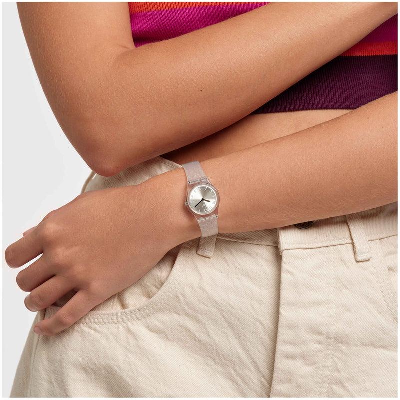 Swatch Silver Glistar Too Watch